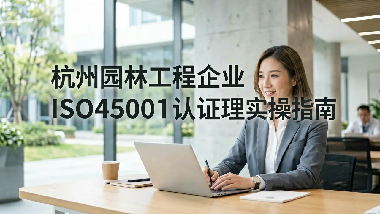 杭州园林工程企业ISO45001认证办理实操指南