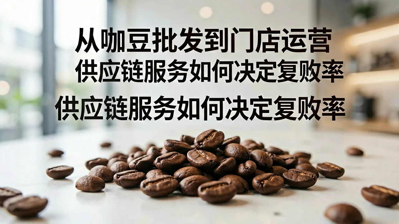 从咖啡豆批发到门店运营,供应链服务如何决定复购率